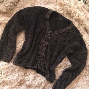 Rugged Oversized Acid-Wash Sweater | S | NWOT